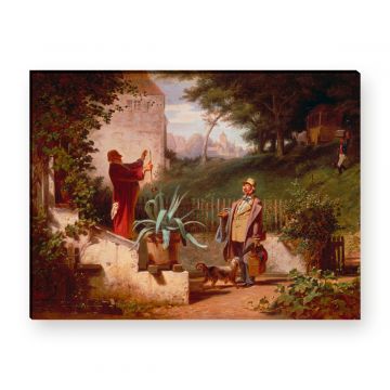 Jugendfreunde auf Leinwand