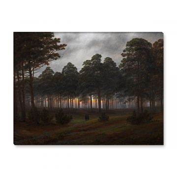 Caspar David Friedrich-Der Abend Leinwand