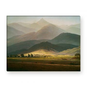 Berglandschaft von Caspar David als Leinwandbild