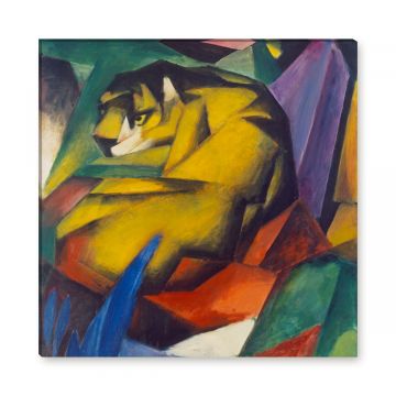 Franz Marc der Tiger Leinwandbild