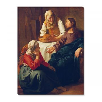 Leinwandbild Christus im Hause von Martha und Maria