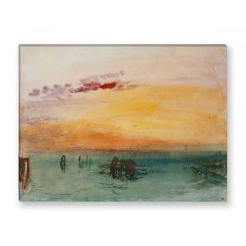 Leinwandbild Venedig von Fusina aus gesehen
