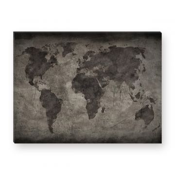 Leinwandbild - Old school - Rustikal - Alt - Ruinen - Grau 