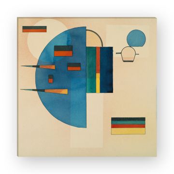 Leinwandbild von Wassily Kandinsky blau
