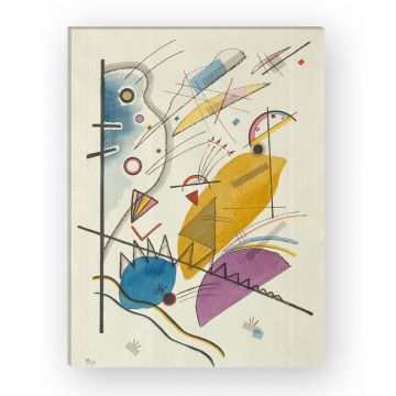 Wassily Kandinsky durchgehender Strich als Leinwandbild