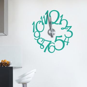 Wandtattoo Uhr - Big Numbers