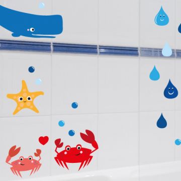 Wandsticker Unterwasser