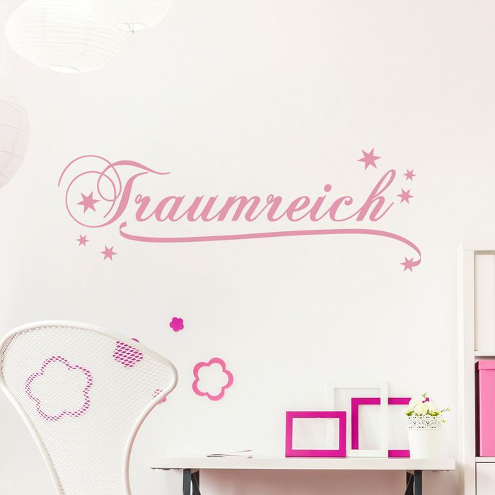 Wandtattoo Spruch - Traumreich