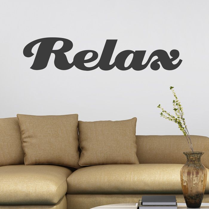 Wandtattoo Spruch - Relax