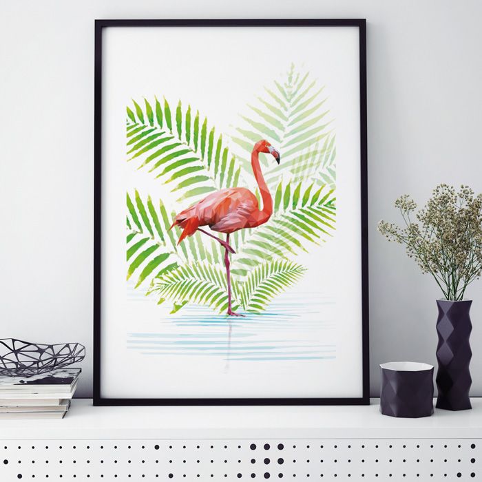 Bild Flamingo im Wasser