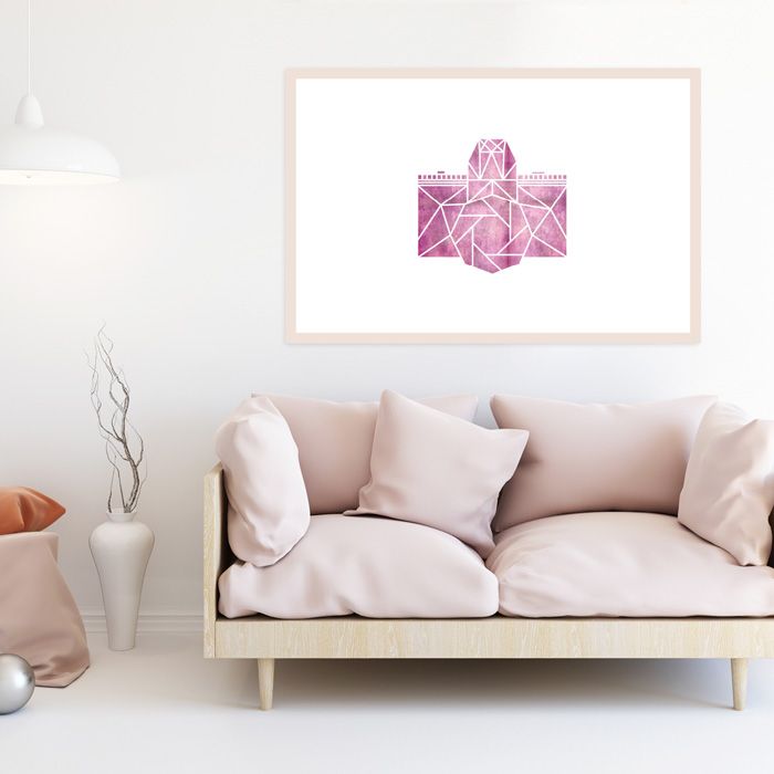 kamera origami poster