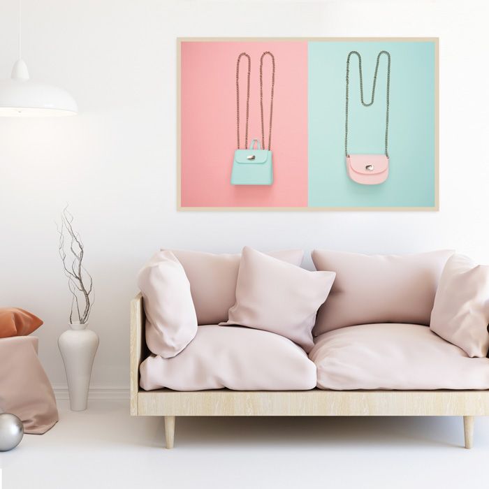 Poster Pastellfarben