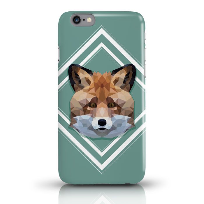 JUNIWORDS Handycase Fuchs Lowpoly