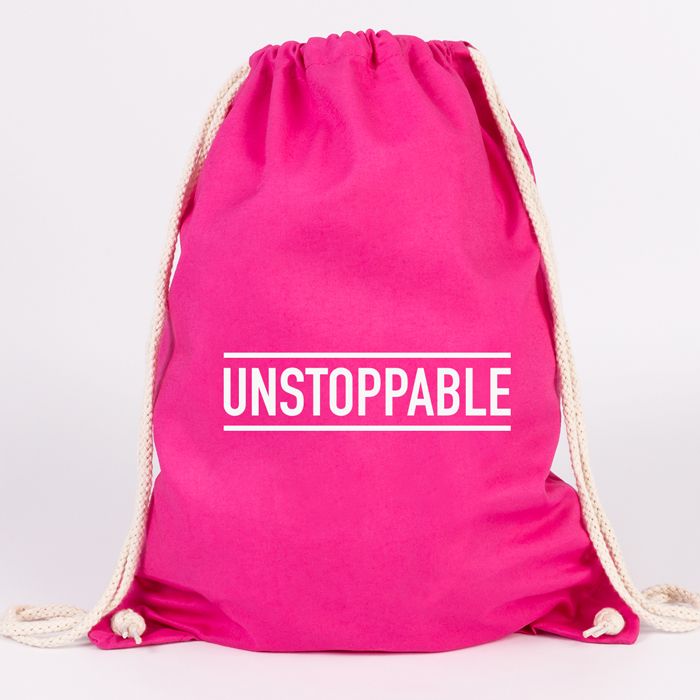 JUNIWORDS Turnbeutel Unstoppable