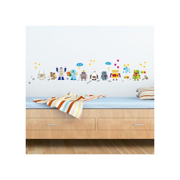 Wandsticker Roboter