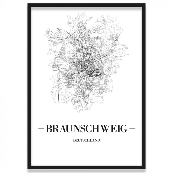 Poster Braunschweig Bilderrahmen