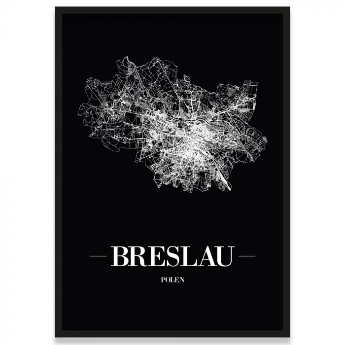 Poster Breslau Rahmen
