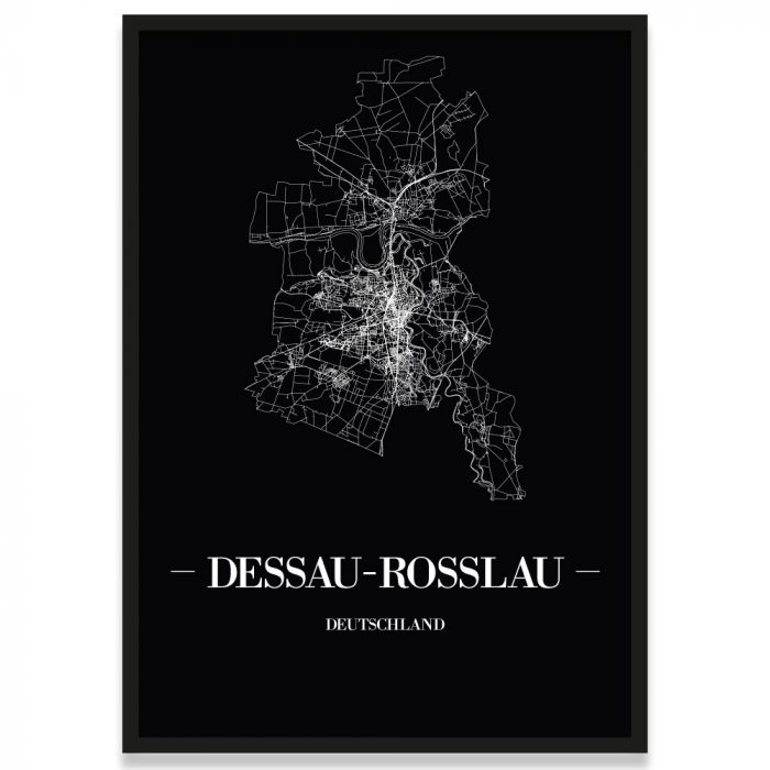 Poster Dessau-Rosslau Rahmen