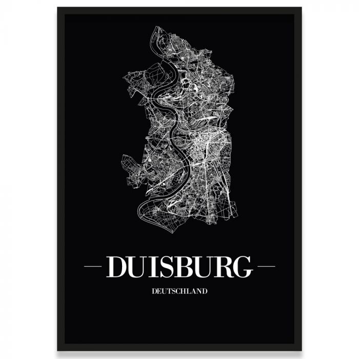 Poster Duisburg Rahmen