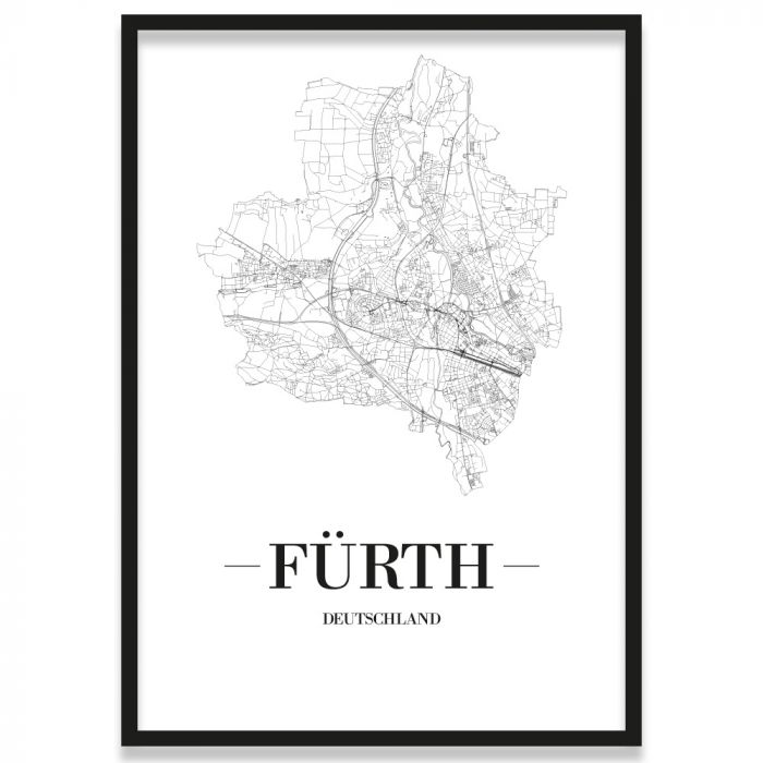 Poster Fürth Bilderrahmen