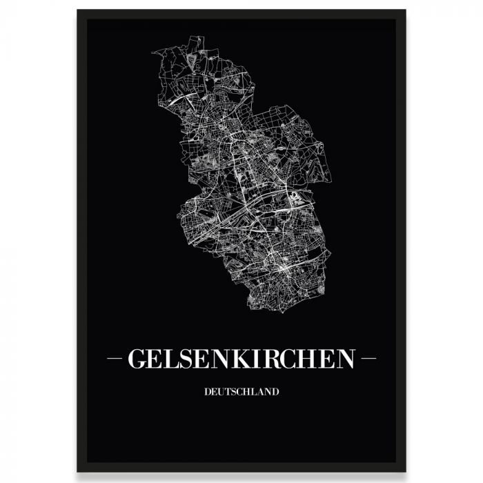 Poster Gelsenkirchen Rahmen