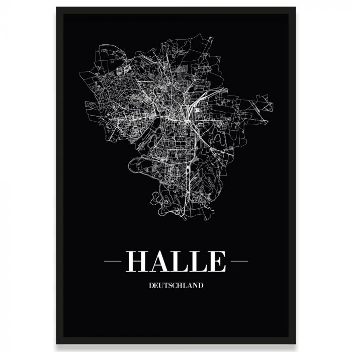 Poster Halle Rahmen