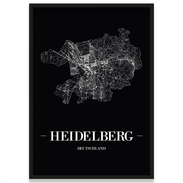 Poster Heidelberg Rahmen