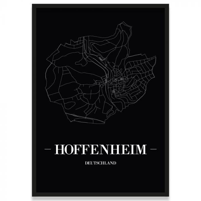 Poster Hoffenheim Rahmen