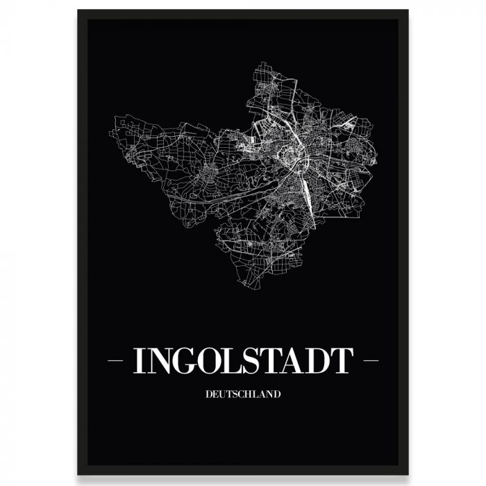 Poster Ingolstadt Rahmen