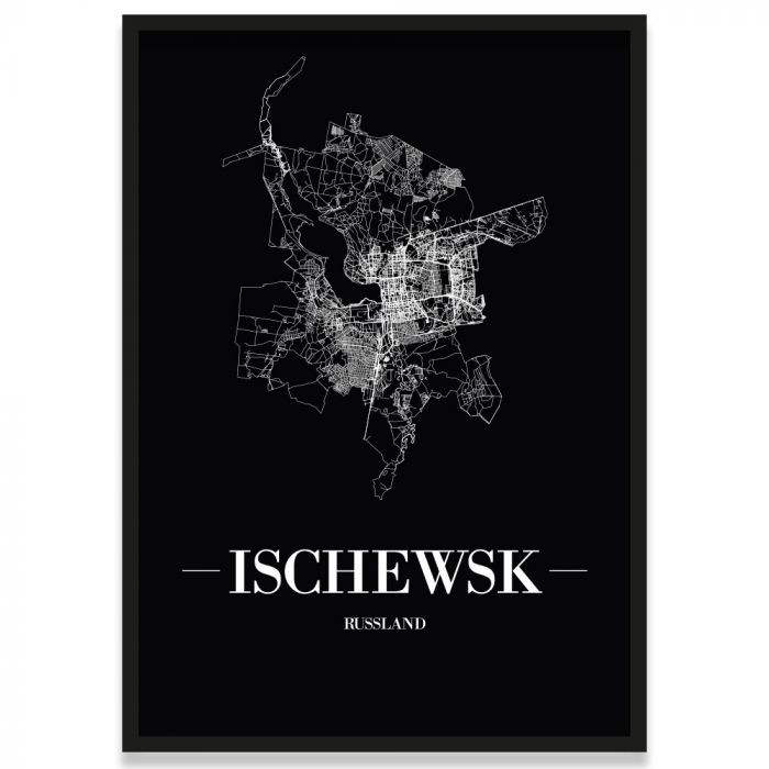 Poster Ischewsk Rahmen