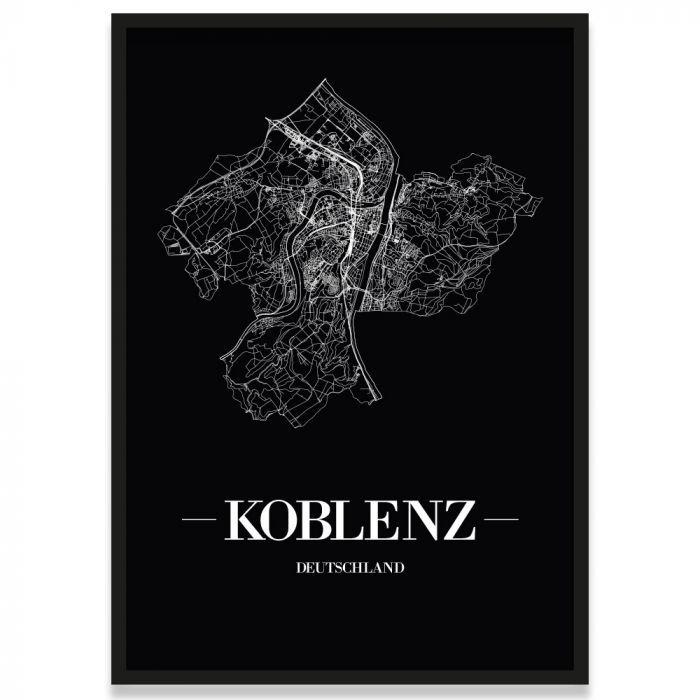 Poster Koblenz Rahmen