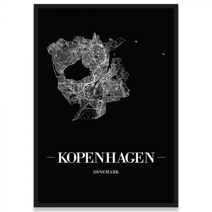 Poster Kopenhagen Rahmen