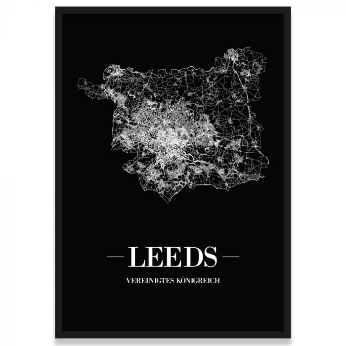 Poster Leeds Bilderrahmen