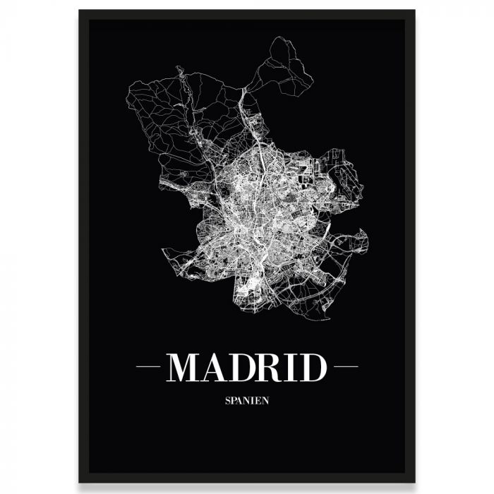 Madrid Poster Rahmen