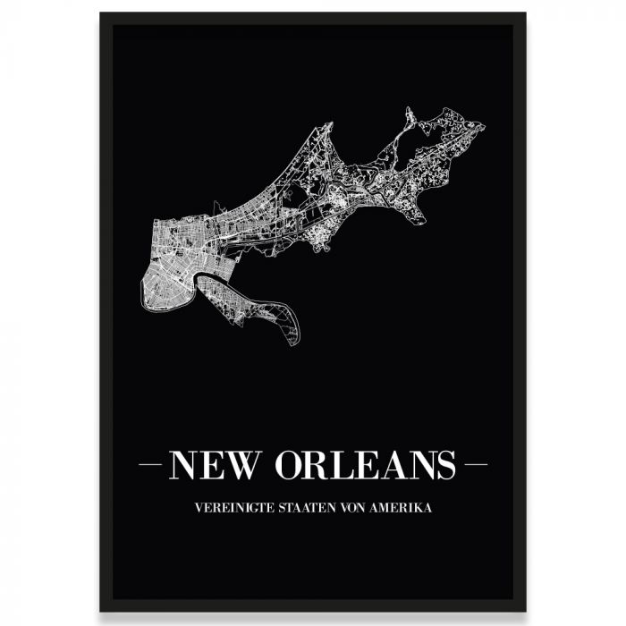 New Orleans Poster Rahmen