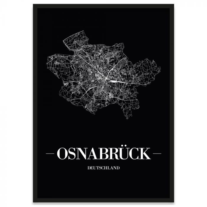 Stadtposter Osnabrück Stadtplan