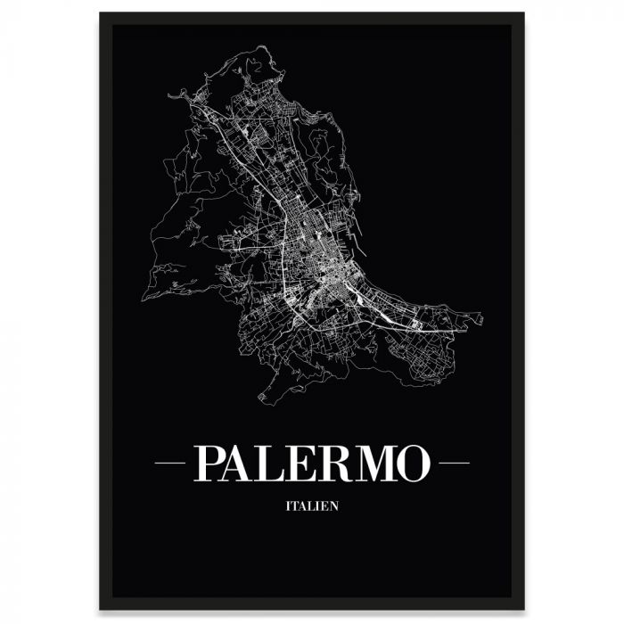 Poster Palermo Rahmen