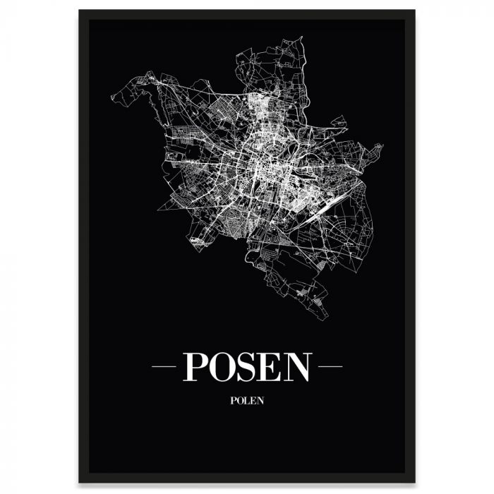 Poster Posen gerahmt