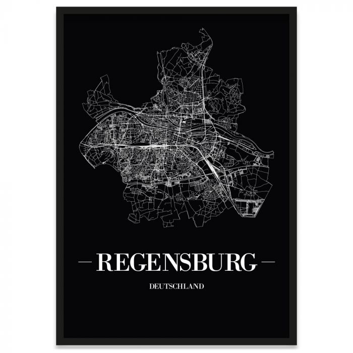 Poster Regensburg Rahmen
