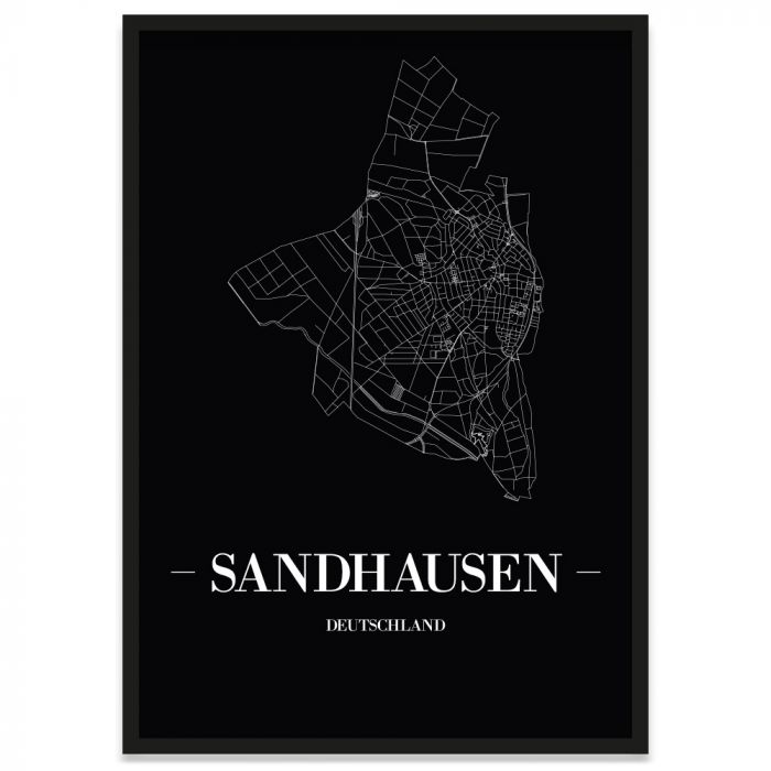 Poster Sandhausen Rahmen