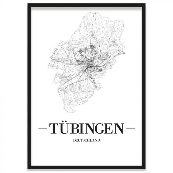 Stadtposter Tübingen Bilderrahmen