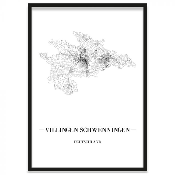 Stadtposter Villingen-Schwenningen Rahmen