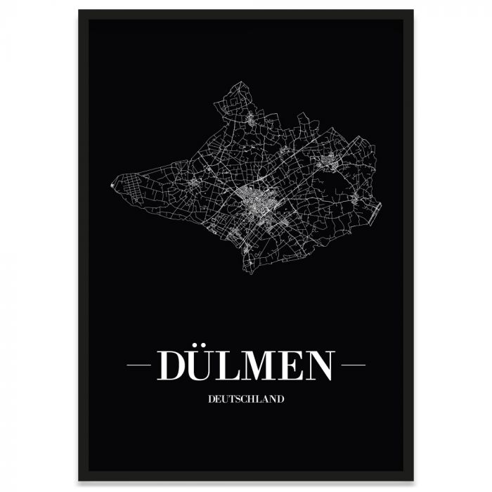 Stadtposter Dreieich Bilderrahmen