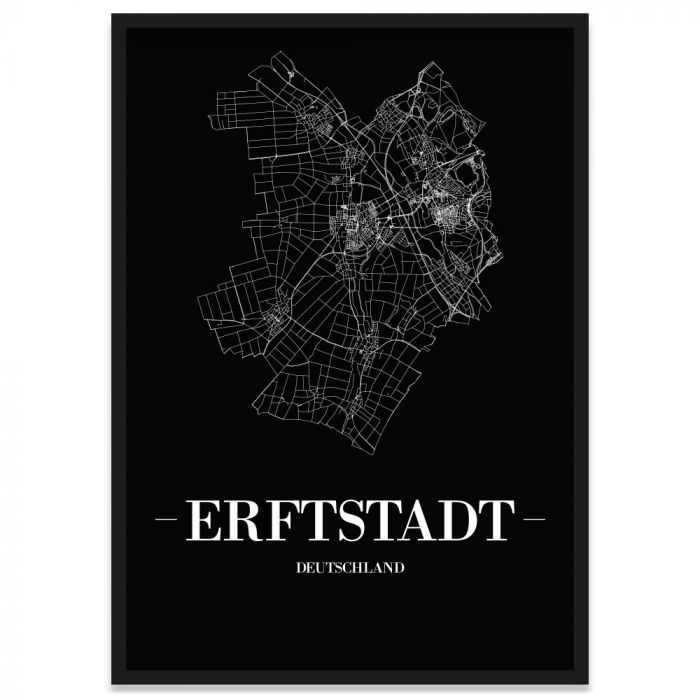 Stadtposter Erftstadt Stadtplan