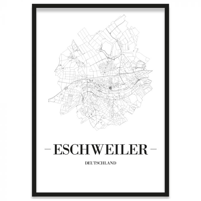 Stadtposter Eschweiler Rahmen