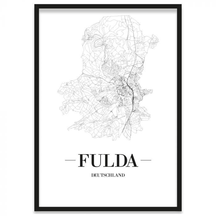 Fulda Poster Bilderrahmen
