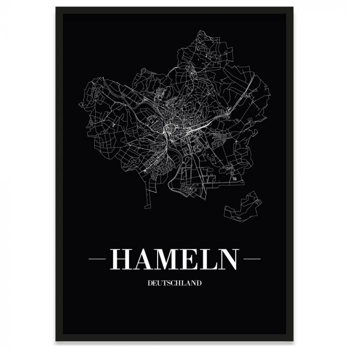 Stadtposter Hameln Bilderrahmen