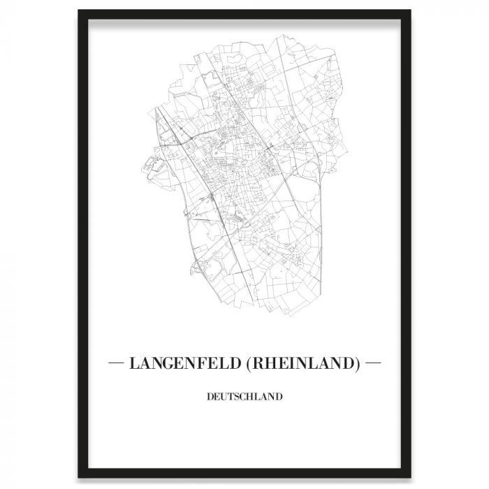 Stadtposter Langenfeld (Rheinland)