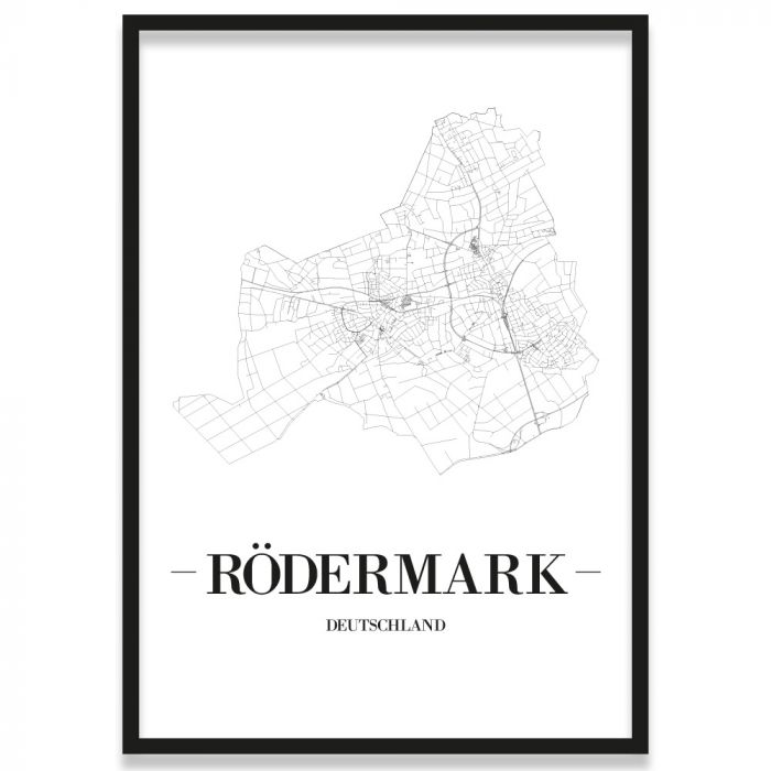 Stadtposter Rödermark Rahmen