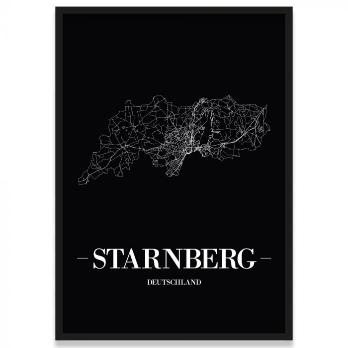 Stadtposter Starnberg Rahmen